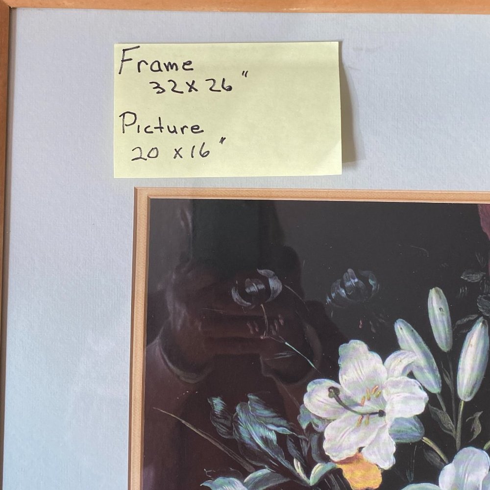 FRAMED FLORAL ARRANGEMENT - Picture 3 of 4
